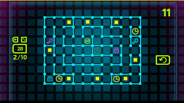 Скриншот из NEONARCADE: adventure puzzle muse