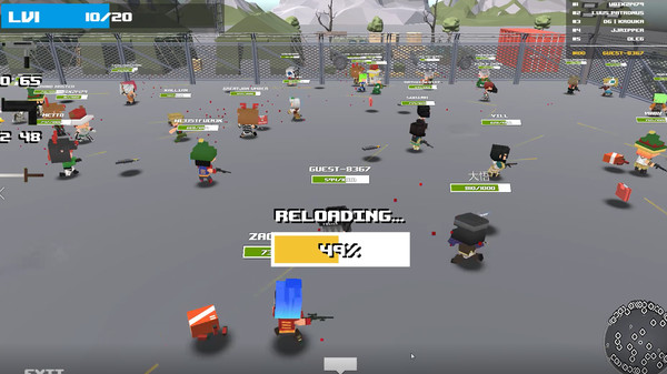 Massive multiplayer war shooter screenshot