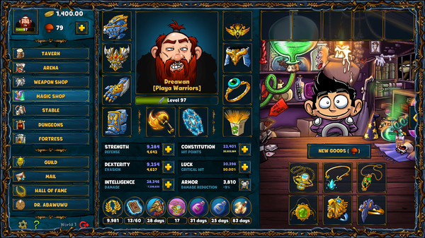 Shakes and Fidget Remastered for linux