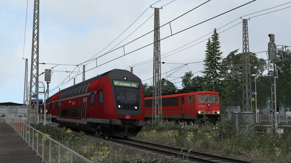 Скриншот из Train Simulator: Inselbahn: Stralsund – Sassnitz Route Add-On