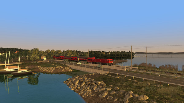 Скриншот из Train Simulator: Inselbahn: Stralsund – Sassnitz Route Add-On