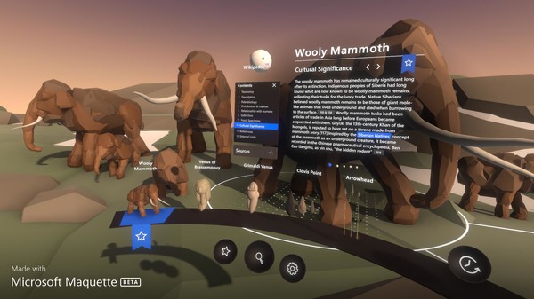 Скриншот из Microsoft Maquette