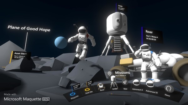 Скриншот из Microsoft Maquette