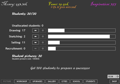 Artist Idle game for windows Pc 1