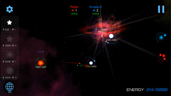 Скриншот из Gravity Wars: Black Hole