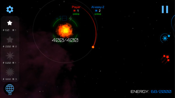 Скриншот из Gravity Wars: Black Hole