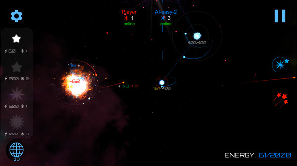 Скриншот из Gravity Wars: Black Hole