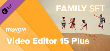 Movavi Video Editor 15 Plus - Family Set cover art