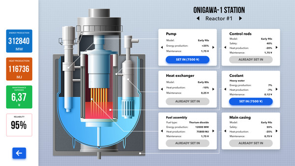 Nuclear Power Station Creator recommended requirements