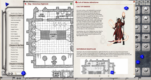 Скриншот из Fantasy Grounds - D&D Guildmasters' Guide to Ravnica