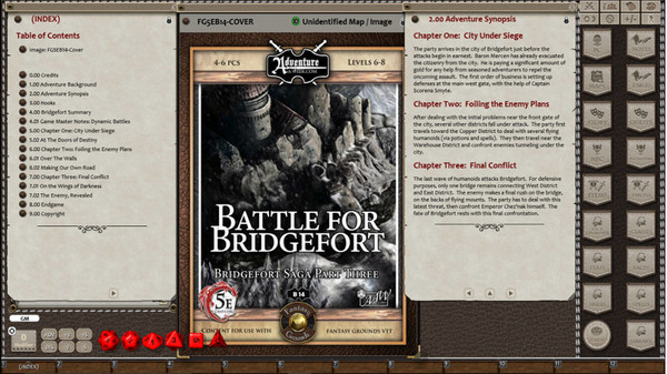 Скриншот из Fantasy Grounds - B14: The Battle for Bridgefort (5E)