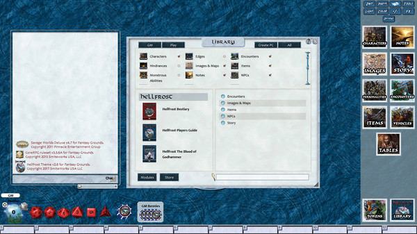Скриншот из Fantasy Grounds - Hellfrost - The Blood of Godhammer (Savage Worlds)