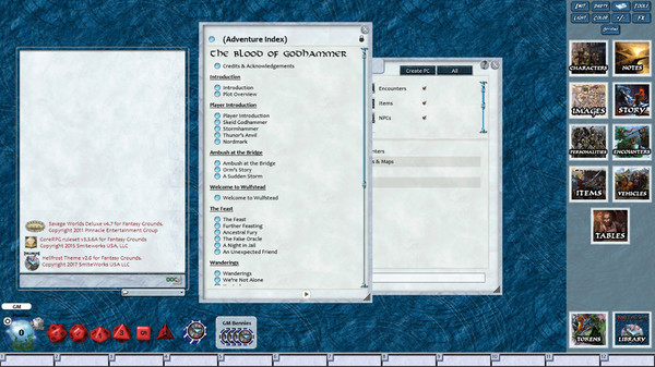 Скриншот из Fantasy Grounds - Hellfrost - The Blood of Godhammer (Savage Worlds)