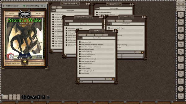 Скриншот из Fantasy Grounds - A18: Storm's Wake (5E)