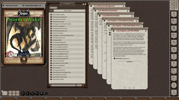 Скриншот из Fantasy Grounds - A18: Storm's Wake (5E)