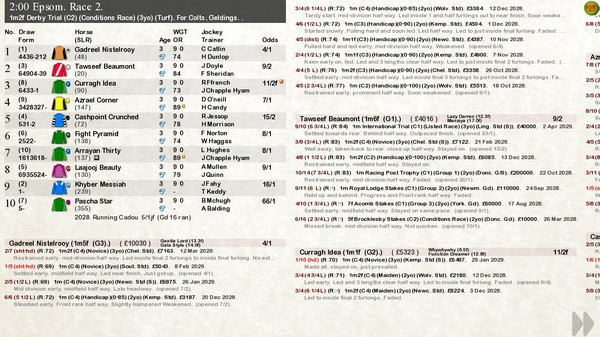 Starters Orders 7 Horse Racingfor windows and Linux 1