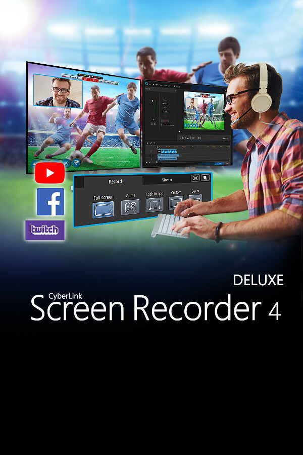 Cyberlink Screen Recorder 4  - Record your games, RPG, car game, shooting gameplay - Game Recording and Streaming Software for steam