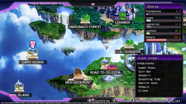 KHAiHOM.com - Hyperdimension Neptunia Re;Birth1 Giant Island Dungeon / 巨人アイランド / 巨人島