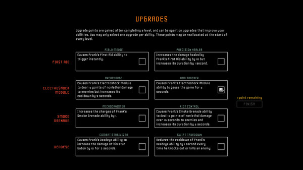 Disjunction minimum requirements