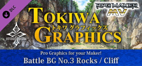 RPG Maker MV - TOKIWA GRAPHICS Battle BG No.3 Rocks/Cliff