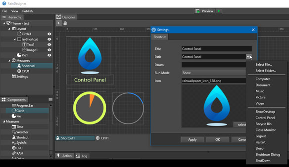 RainWallpaper game for windows Pc 1