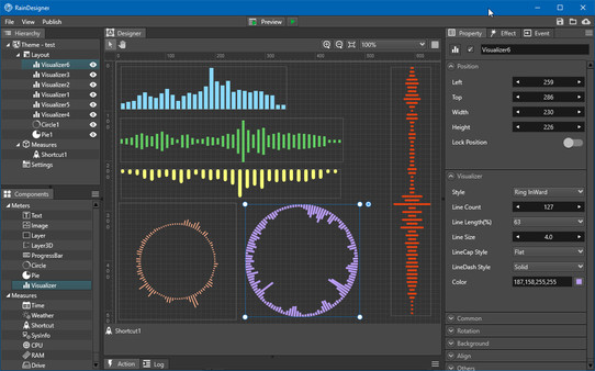 RainWallpaper game for Linux 1