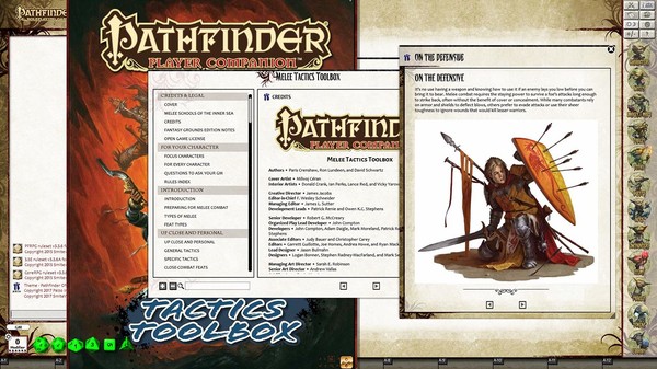Скриншот из Fantasy Grounds - Pathfinder RPG - Melee Tactics Toolbox (PFRPG)