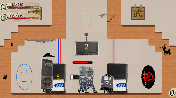 Knights Rubbish game for Linux 1