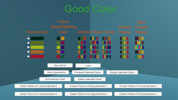 GoodColor recommended requirements