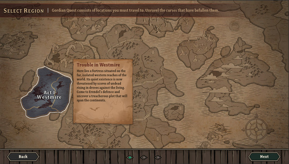 Скриншот из Gordian Quest