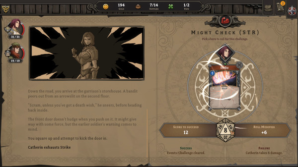 Скриншот из Gordian Quest