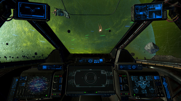 Скриншот из Space Battle VR