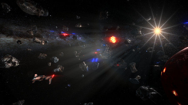 Скриншот из Space Battle VR