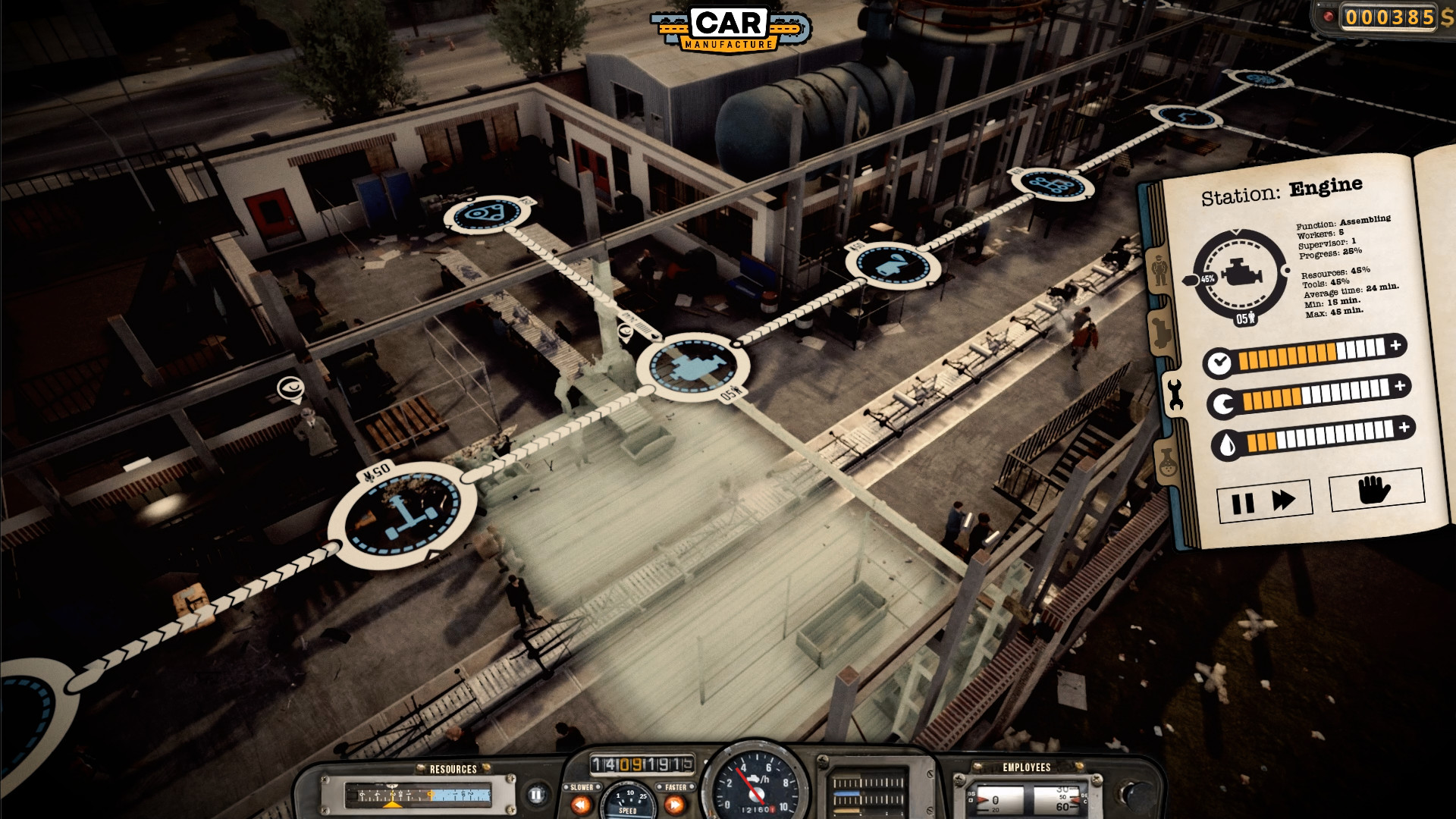 car manufacture on steam