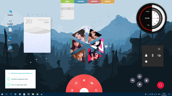 RainWidget game for windows Pc 1