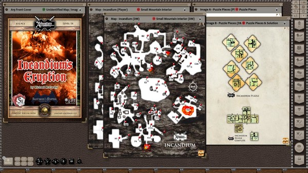 Скриншот из Fantasy Grounds - A19: Incandium's Eruption (5E)