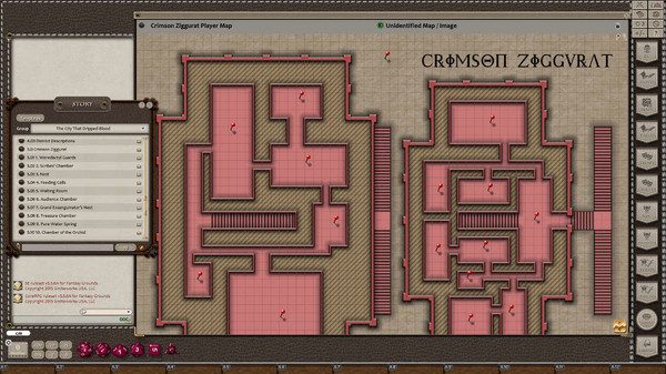 Скриншот из Fantasy Grounds - The City That Dripped Blood (5E)