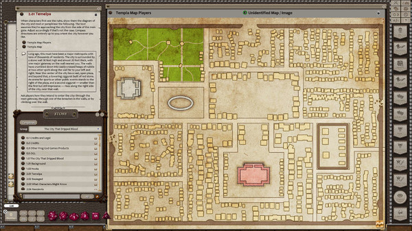 Скриншот из Fantasy Grounds - The City That Dripped Blood (5E)
