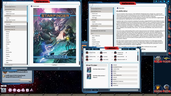 Скриншот из Fantasy Grounds - Starfinder Alien Archive 2 (SFRPG)