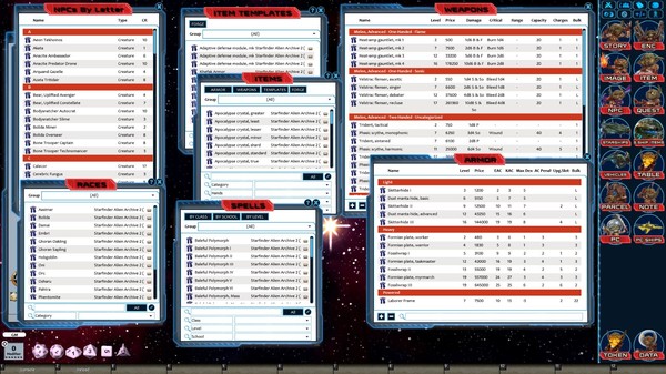 Скриншот из Fantasy Grounds - Starfinder Alien Archive 2 (SFRPG)