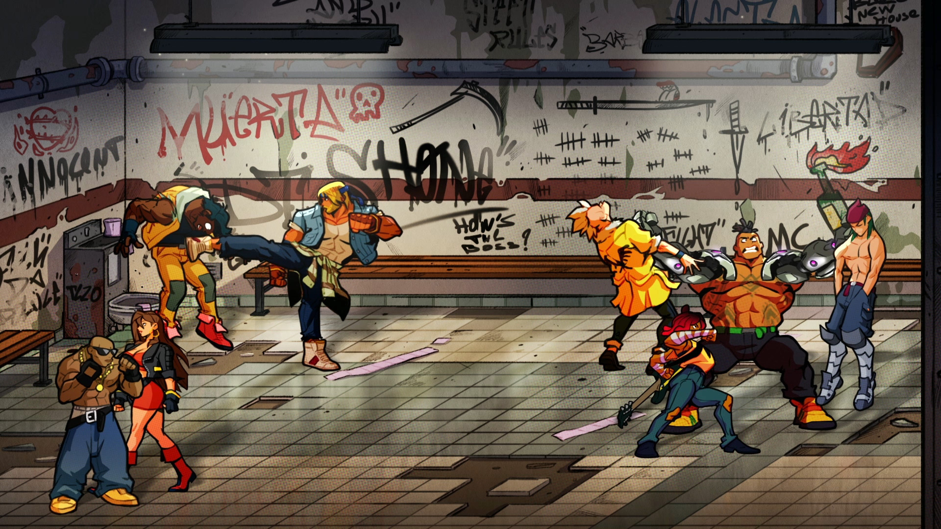 怒之铁拳4/Street of Rage 4(V13648-X先生噩梦-生存模式+DLC)
