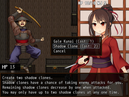 Kunoichi Botan game for Linux 1