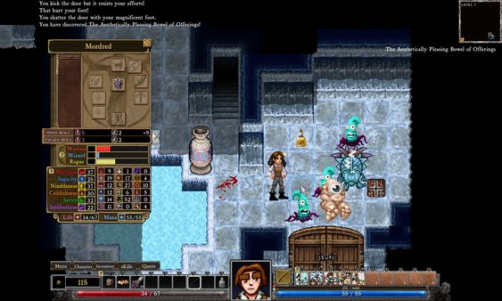 Скриншот из Dungeons of Dredmor