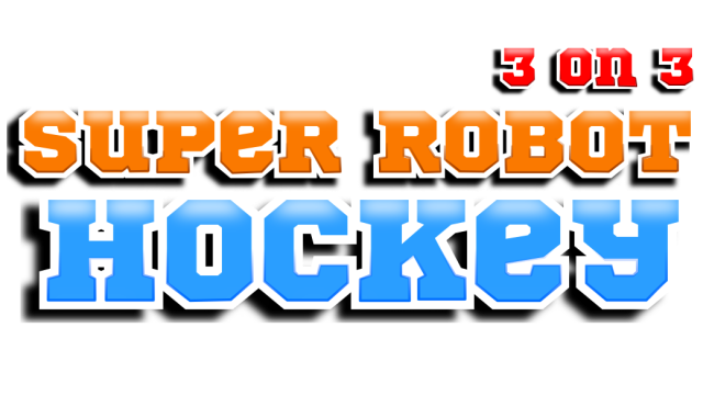 3 on 3 Super Robot Hockey Logo