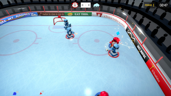 3 on 3 Super Robot Hockey