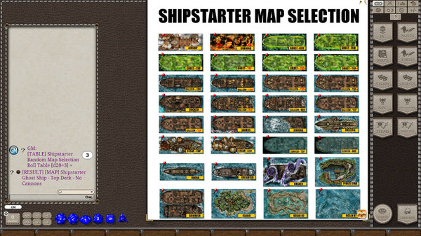 Скриншот из Fantasy Grounds - Meander's Map Pack: Shipstarter Ultimate Pack (Map Pack)