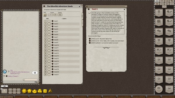 Скриншот из Fantasy Grounds - Meander's Map Pack: Idlewilds (Map Pack)