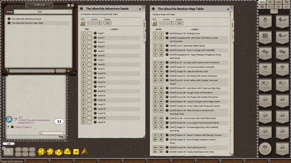 Скриншот из Fantasy Grounds - Meander's Map Pack: Idlewilds (Map Pack)