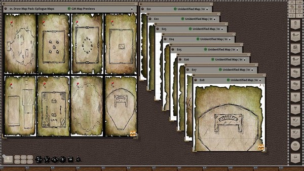 Скриншот из Fantasy Grounds - Rise of the Drow Map Pack (Map Pack)