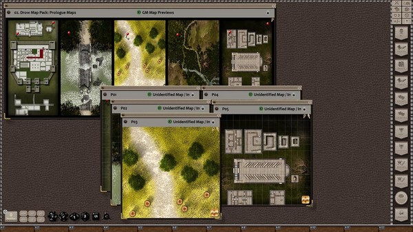 Скриншот из Fantasy Grounds - Rise of the Drow Map Pack (Map Pack)